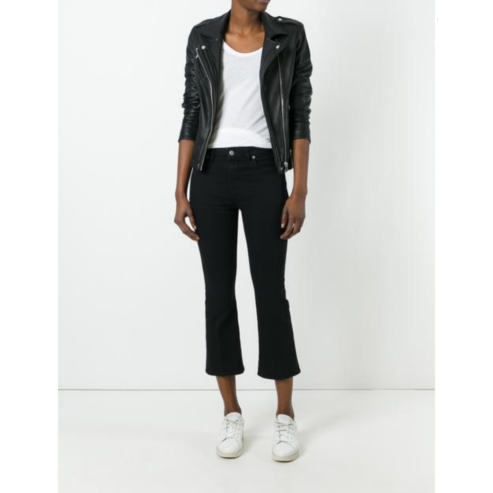Golden Goose Funny Cropped Flare Black Jeans 27